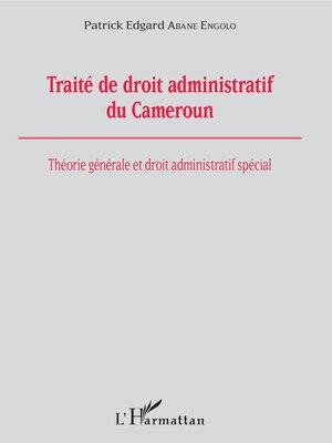 cover image of Traité de droit administratif du Cameroun